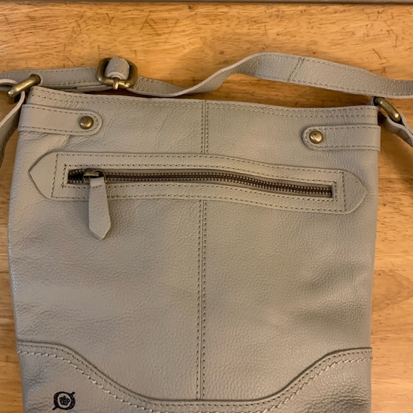 Born Ivory Genuine Pebbled Leather
Crossbody Shoulder Bag Purse - Picture 1 of 7